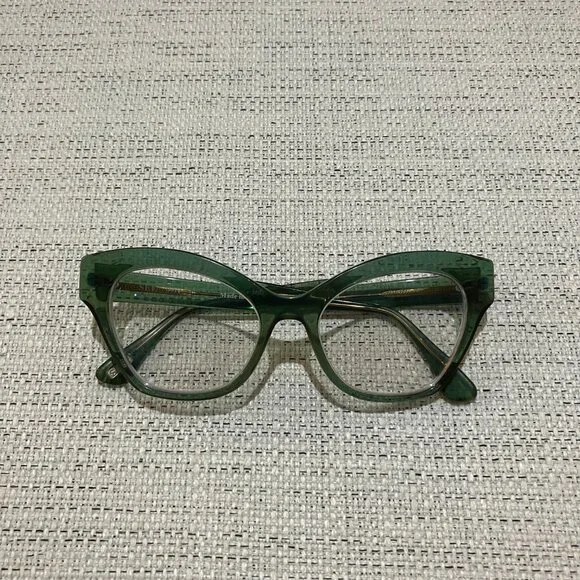 SEE Eyewear Eyeglasses Glasses Cat Eye Frames in Green Style 6971 - Picture 2 of 7